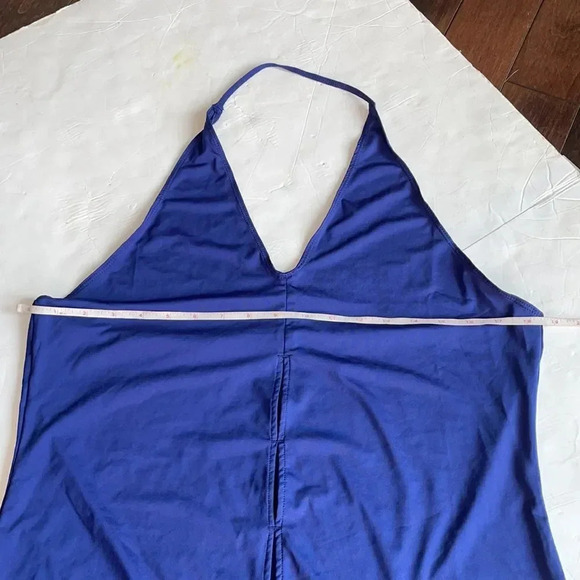 Fabletics Chiara tank top, navy. Halter neck. Women’s size M (6-8) NWT - Picture 5 of 11